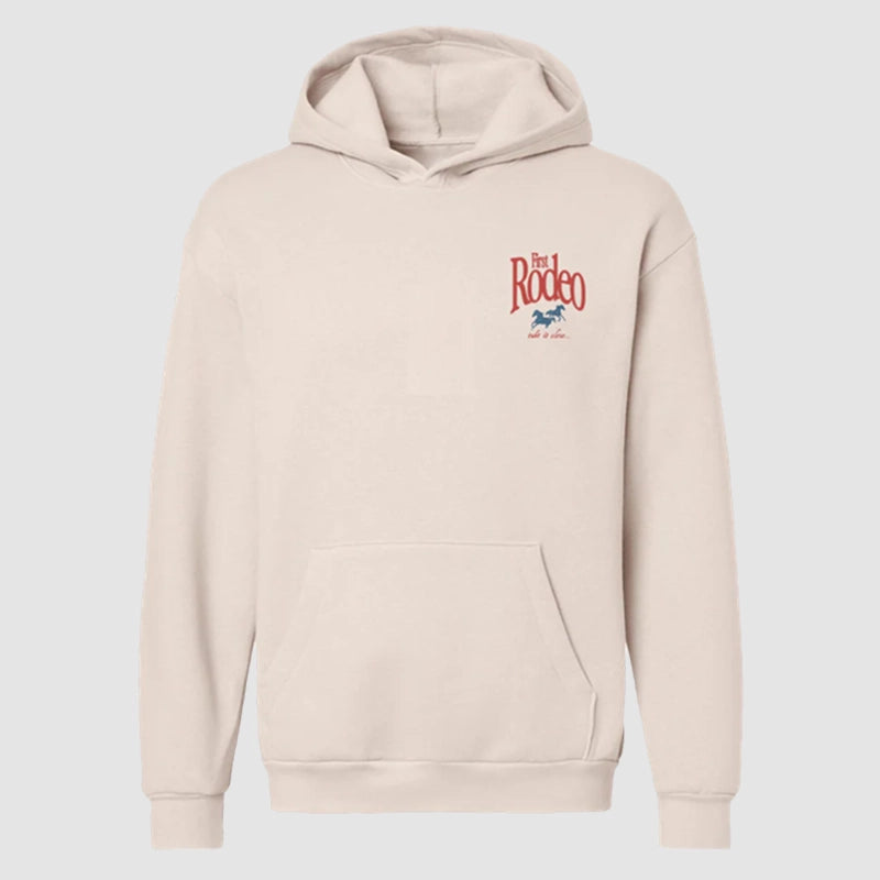 Kelsea Ballerini First Rodeo Hoodie Hoodie unisex front product view | Dash Racegear — Kelsea Ballerini Hoodie – First Rodeo Limited Release