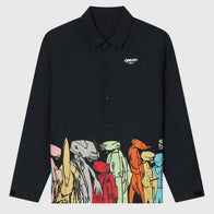 Kenzo x Futura 2000 Padded Coach Jacket Jacket unisex front product view | Dash Racegear — Kenzo x Futura 2000 Coach Jacket – wearable modern art
