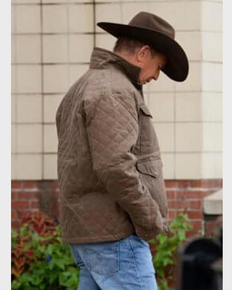 John Dutton Quilted Jacket Jacket unisex detail view 7 | Dash Racegear — Yellowstone Season 04 Ep05 Quilted Jacket