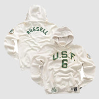 Kevin Garnett USF Bill Russell Hoodie Hoodie unisex detail view 2 | Dash Racegear — Limited Edition Kevin Garnett USF Bill Russell Hoodie – Trendy & Comfortable