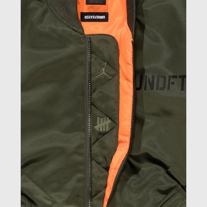 UNDEFEATED x Jordan Bomber Jacket Bomber Jacket unisex detail view 6 | Dash Racegear — UNDEFEATED x Jordan Jacket – The Ultimate Crossover Fit