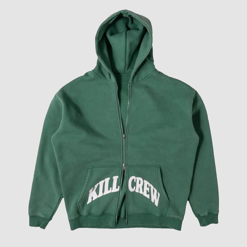 Kill Crew Zip-Up Hoodie Hoodie unisex detail view 3 | Dash Racegear — Kill Crew Zip Hoodie – Clean Design for Everyday Wear