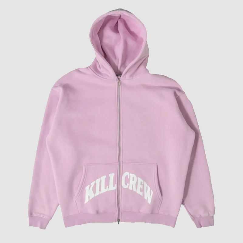 Kill Crew Zip-Up Hoodie Hoodie unisex detail view 5 | Dash Racegear — Kill Crew Urban Hoodie – Zip-Up Streetwear Essential