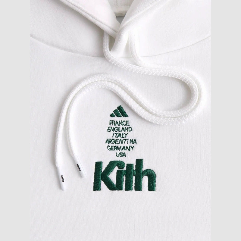 Kith for Adidas Football Hoodie Hoodie unisex detail view 4 | Dash Racegear — Shop Kith Adidas football hoodie for sporty luxury looks