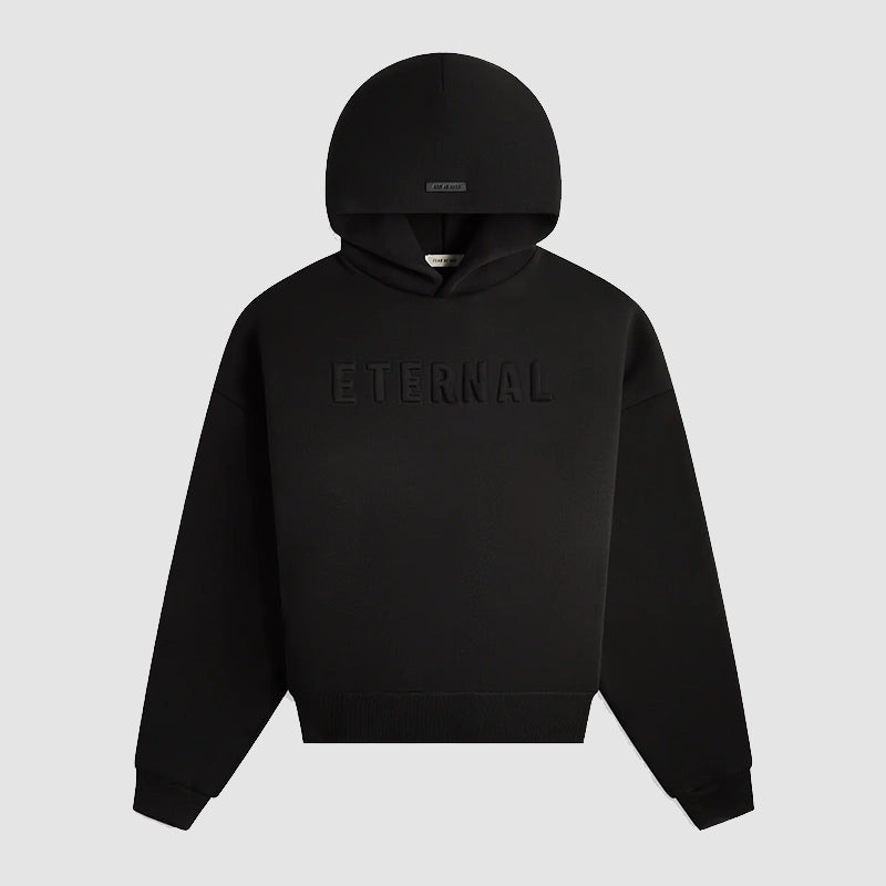 Kith Fear of God Eternal Hoodie Hoodie unisex front product view | Dash Racegear — Collaborative Kith Fear of God hoodie in timeless silhouette