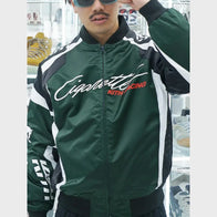Kith X Cigarette Racing Nylon Bomber Jacket Bomber Jacket unisex detail view 3 | Dash Racegear — Kith X Cigarette Racing Bomber – Sleek Nylon Outerwear