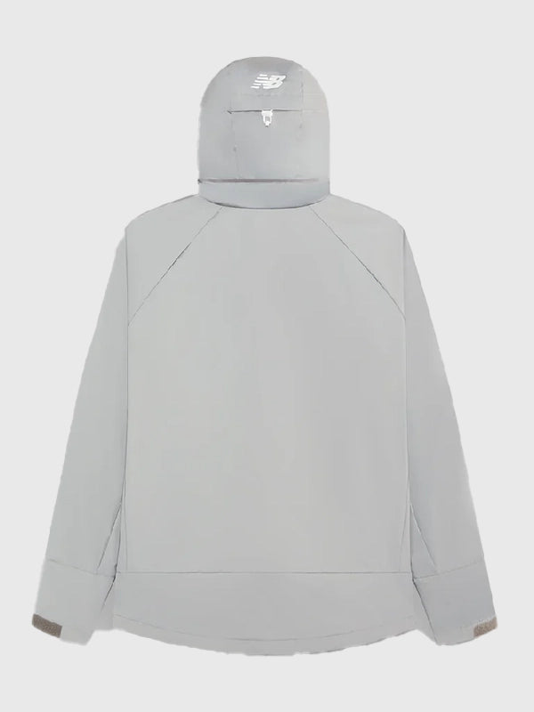 Kith x New Balance Reflective Jacket Jacket unisex detail view 2 | Dash Racegear — 2026 Kith x New Balance windbreaker with reflective detailing, ideal for running or casual wear.