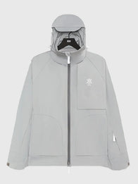 Kith x New Balance Reflective Jacket Jacket unisex front product view | Dash Racegear — Kith x New Balance 2026 reflective windbreaker jacket, perfect for sporty streetwear and layering.