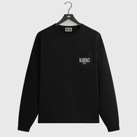 Kith for Scarface Tony Long Sleeve Tee Fashion Apparel unisex detail view 2 | Dash Racegear — Kith for Scarface collab shirt in black with long sleeves and left chest pocket