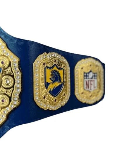 LA Chargers Los Angeles Championship Belt Adult Size 2mm Brass - 7 | Dash Racegear