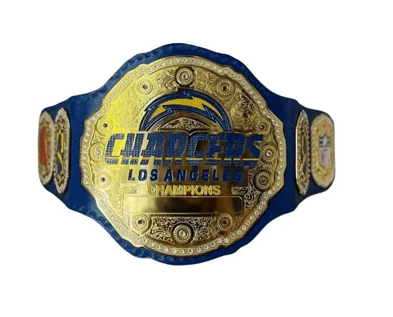 LA Chargers Los Angeles Championship Belt Adult Size 2mm Brass - 1 | Dash Racegear