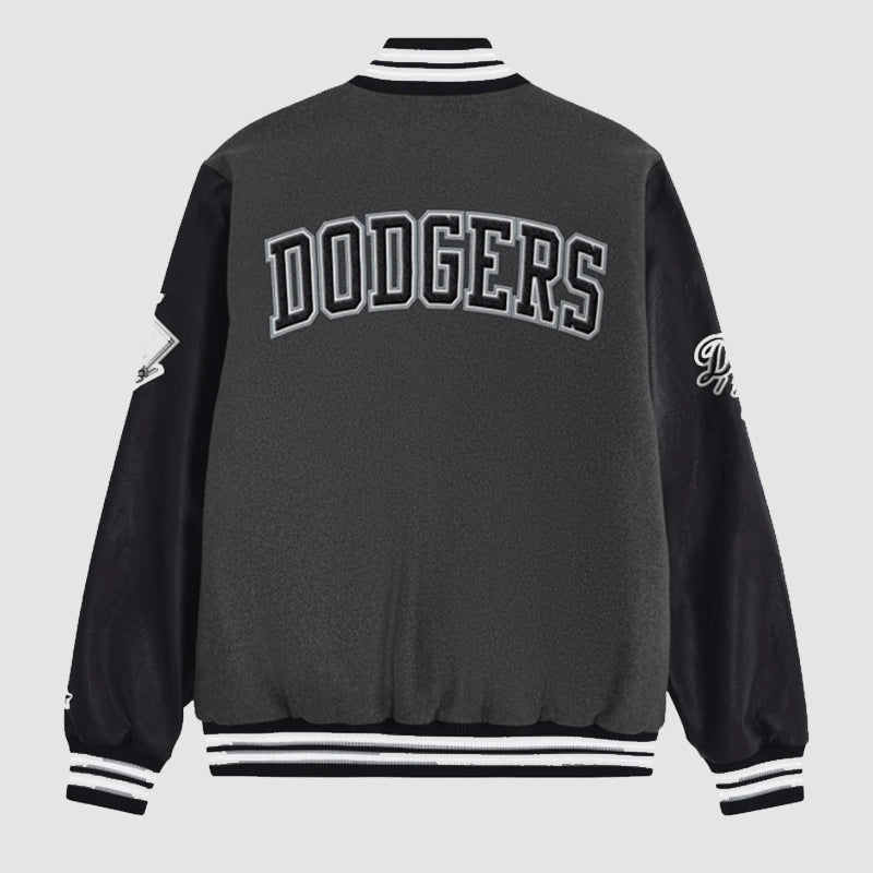 LA Dodgers First Rounder Varsity Jacket Varsity Jacket unisex detail view 2 | Dash Racegear — LA Dodgers Varsity Jacket – First Rounder Edition
