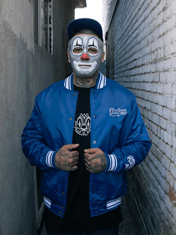LA Dodgers X Mister Cartoon X Starter Jacket Jacket unisex detail view 4 | Dash Racegear — Mister Cartoon Dodgers 2025 Starter Jacket – Streetwear Icon