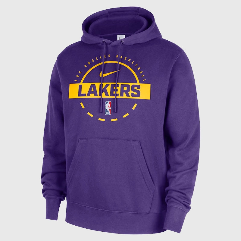 Lakers Nike 2025/26 Authentic Practice Club Hoodie Hoodie unisex detail view 4 | Dash Racegear — LA Energy in Every Stitch – 2025 Nike Lakers Hoodie
