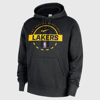 Lakers Nike 2025/26 Authentic Practice Club Hoodie Hoodie unisex detail view 3 | Dash Racegear — Elevate Your Game – Lakers 2025 Nike Practice Club Hoodie