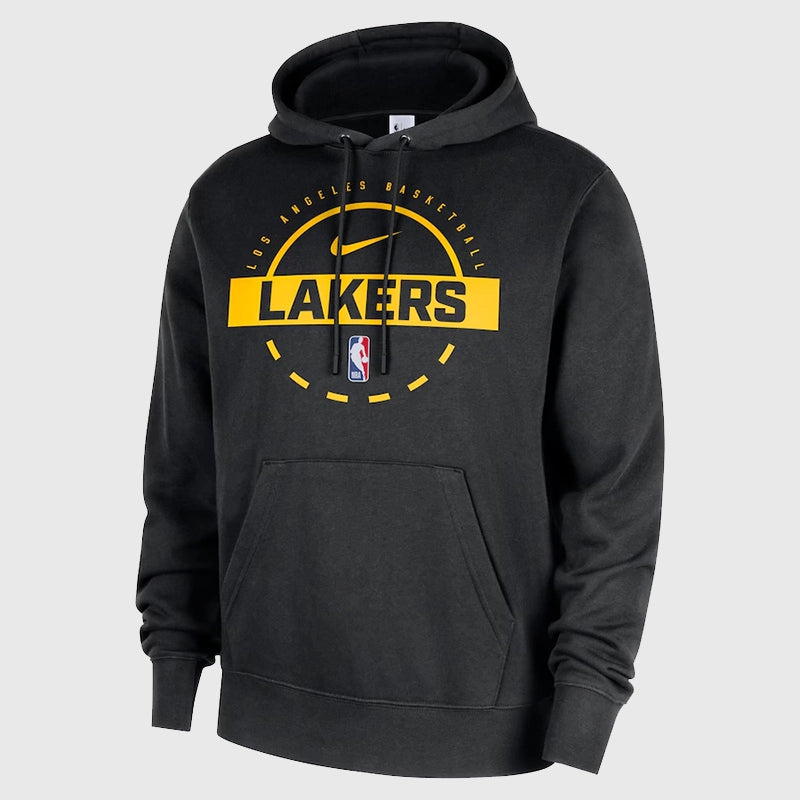 Lakers Nike 2025/26 Authentic Practice Club Hoodie Hoodie unisex detail view 3 | Dash Racegear — Elevate Your Game – Lakers 2025 Nike Practice Club Hoodie