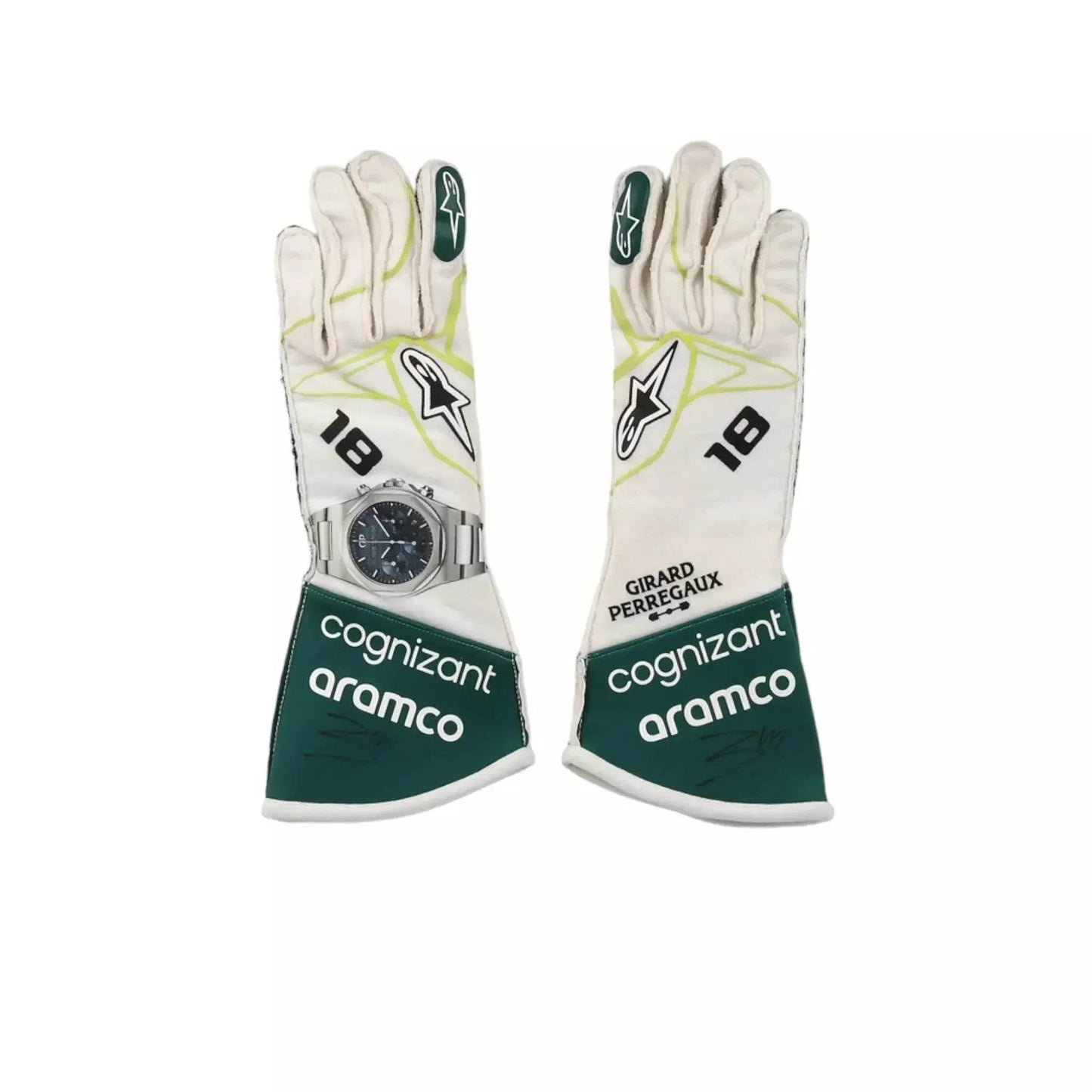 2022 LANCE STROLL F1 RACE GLOVES - Small | DASH RACEGEAR