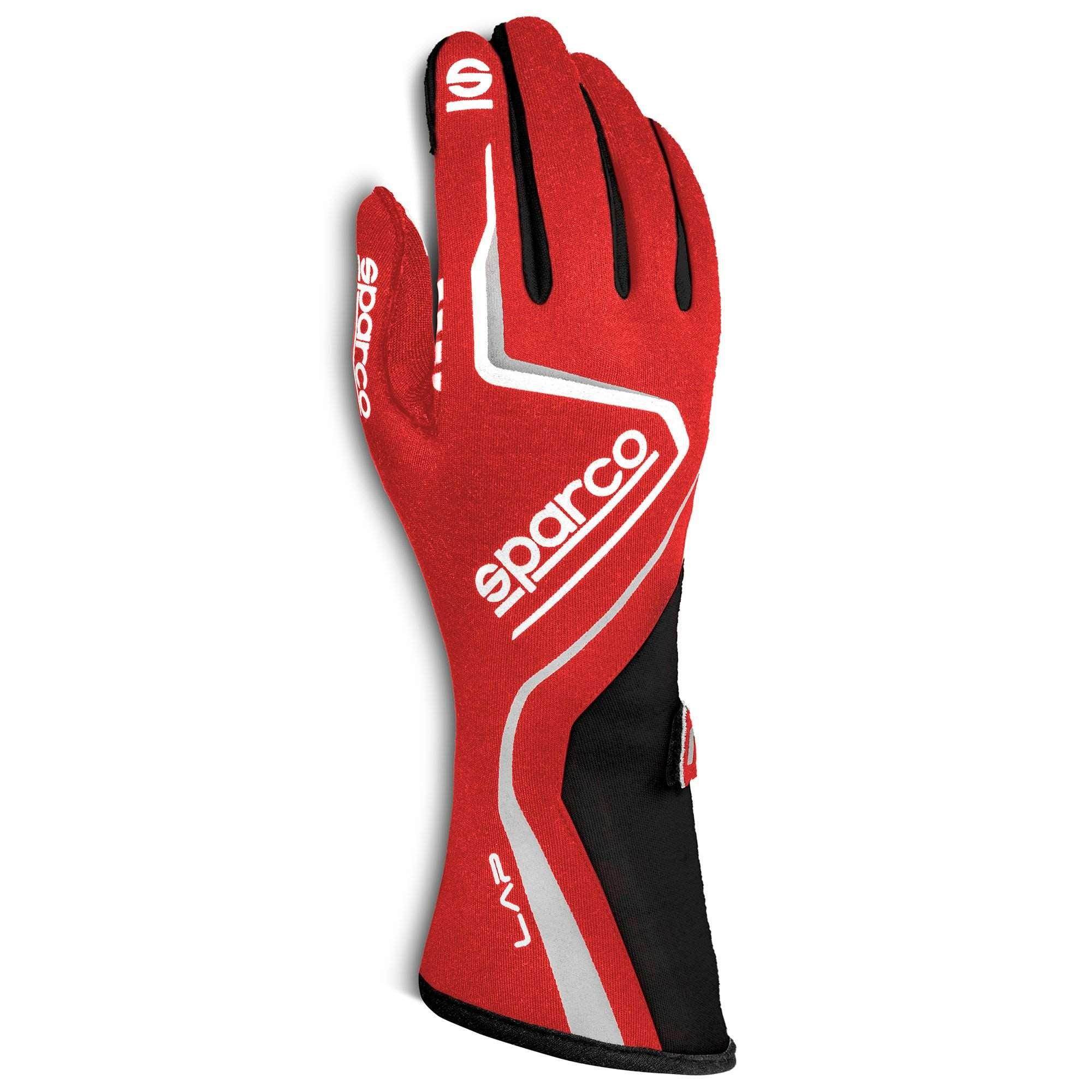 LAP RACE GLOVES SPARCO - XXXL, RED | DASH RACEGEAR