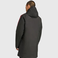 LFC Adidas 25/26 Domestic Long Match Day Jacket Jacket unisex detail view 8 | Dash Racegear — Oversized long parachute jacket by Adidas for Liverpool FC’s domestic line