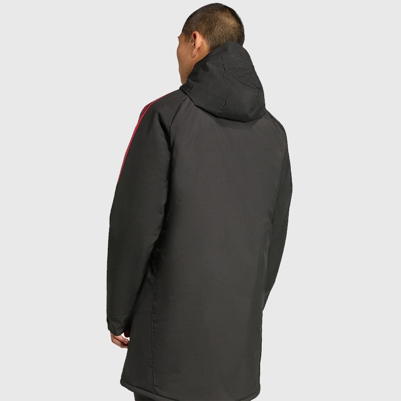 LFC Adidas 25/26 Domestic Long Match Day Jacket Jacket unisex detail view 8 | Dash Racegear — Oversized long parachute jacket by Adidas for Liverpool FC’s domestic line