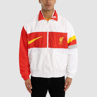 LFC Nike Mens White Heritage Jacket Jacket unisex detail view 2 | Dash Racegear — Classic Nike LFC Men’s White Jacket