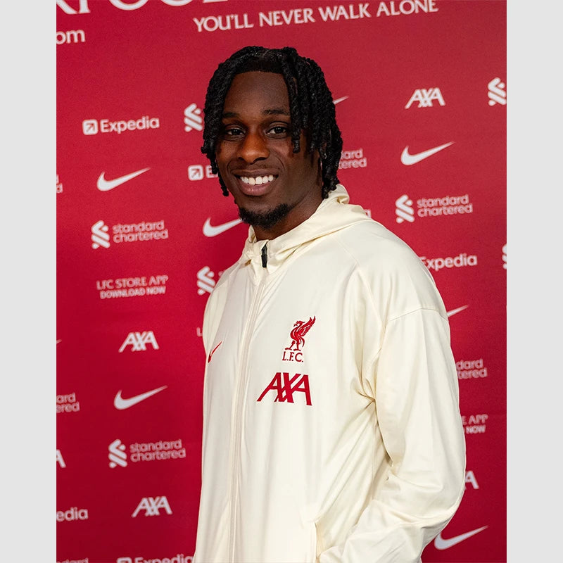 Jeremie Frimpong Nike Liverpool FC Strike Track Jacket Jacket unisex detail view 3 | Dash Racegear — Liverpool FC Nike performance track jacket