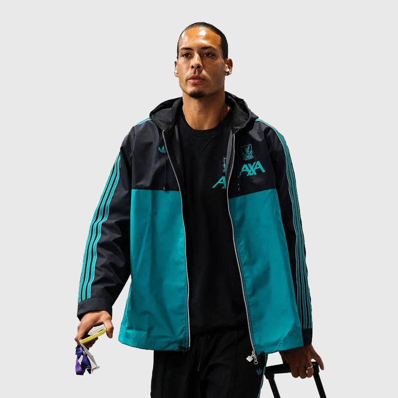 LFC adidas 25/26 Icons Hooded Parka Jacket Jacket unisex detail view 6 | Dash Racegear — adidas LFC 25/26 Icons Parka – Hooded Jacket