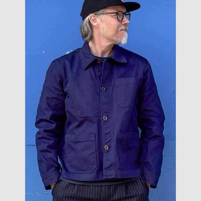 L’Usine Bleue Coltin Work Jacket Jacket unisex detail view 4 | Dash Racegear — L’Usine Bleue Coltin Classic Work Jacket
