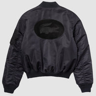Lacoste Oversized Contrast Bomber Jacket Bomber Jacket unisex detail view 2 | Dash Racegear — Lacoste Contrast Bomber Jacket in Oversized Fit