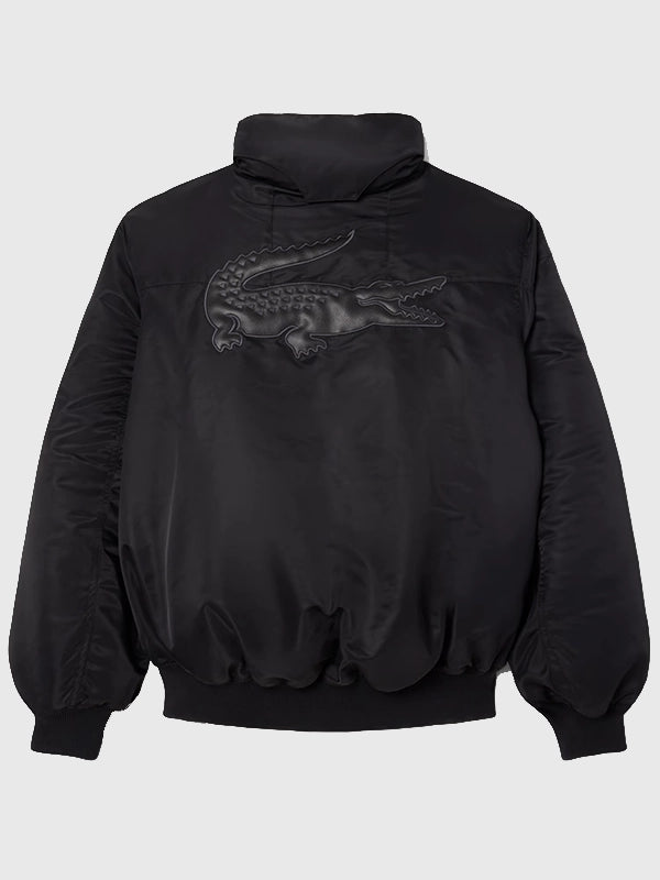 Lacoste x Chien 51 Bomber Jacket Bomber Jacket unisex detail view 5 | Dash Racegear — Contemporary Lacoste x Chien 51 designer bomber outerwear