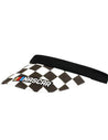 Ladies NASCAR Checkered Clip On Visor | Dash Racegear