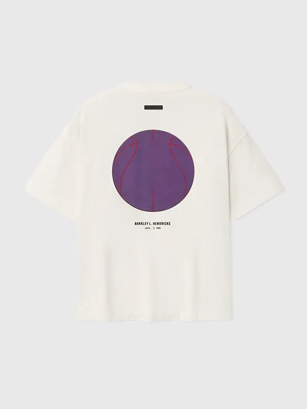 Lakers Fear of God x Barkley L. Hendricks 90’s T-Shirt Shirt unisex detail view 2 | Dash Racegear — Unisex Lakers 90’s T-shirt in purple by Fear of God x Barkley L. Hendricks, comfy and street-ready.