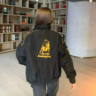 Lamborghini F1 Vintage Style Embroidery Racing Jacket | Dash Racegear