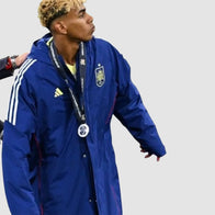 Lamine Yamal UEFA Nations League 2025 Coat Coat unisex detail view 3 | Dash Racegear — Spain’s Lamine Yamal UEFA 2025 sideline coat