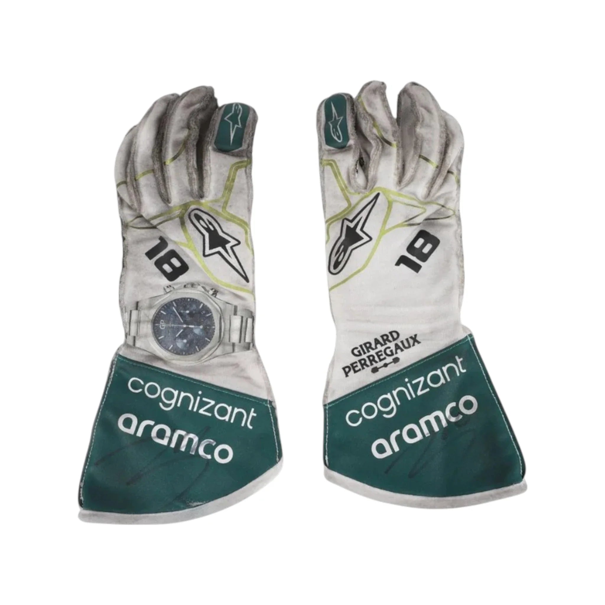 Lance Stroll 2022 Aston Martin Dutch GP F1 Racing Gloves