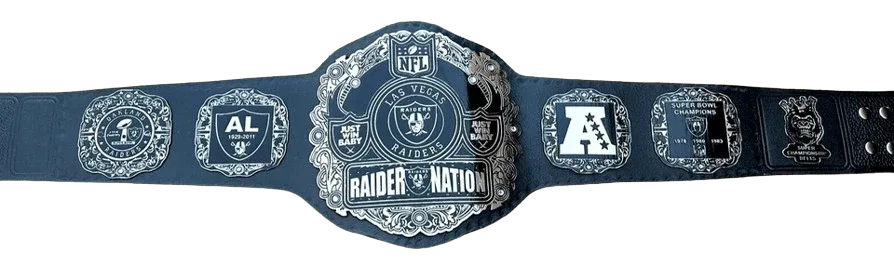 Las Vegas Raider Nation NFL Super Bowl Champions Championship Belt - 5 | Dash Racegear
