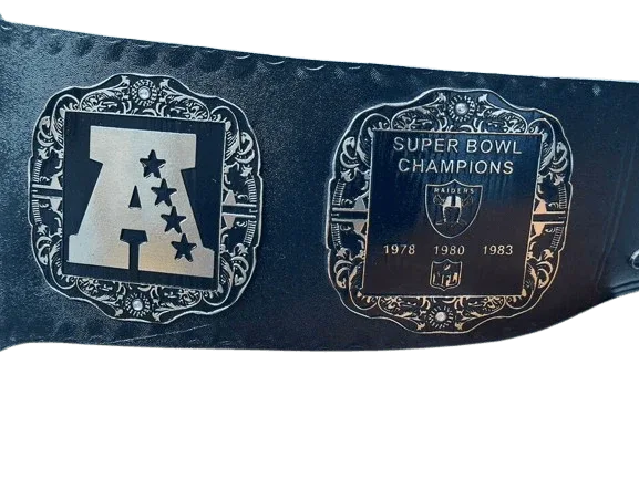 Las Vegas Raider Nation NFL Super Bowl Champions Championship Belt - 3 | Dash Racegear