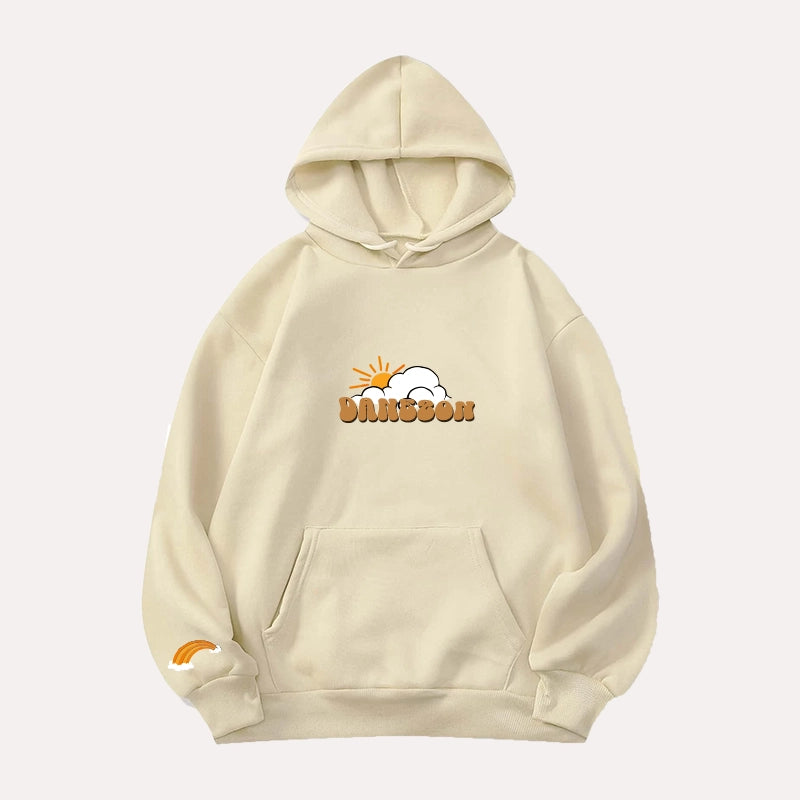 Dash Racegear Graphic Vibes Better Days Ahead Hoodie Hoodie unisex detail view 2 | Dash Racegear — Casual Dash Racegear Fleece Hoodie - Better Days Ahead Graphic Vibes Style