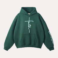 Dash Racegear Graphic Vibes Faith Over Fear Hoodie Hoodie unisex detail view 2 | Dash Racegear — Comfortable Faith Over Fear Hoodie by Dash Racegear in Graphic Vibes