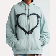 The Equalizer S05 Laya DeLeon Hayes Heart Hoodie Jacket unisex front product view | Dash Racegear — The Equalizer S05 Outfit – Laya DeLeon Hayes in Heart Hoodie