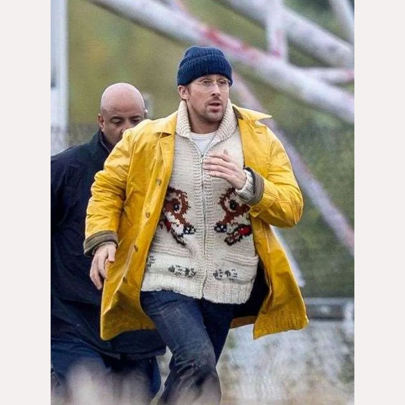 Project Hail Mary 2025 Ryan Gosling Leather Coat Jacket unisex detail view 2 | Dash Racegear — Futuristic Leather Coat – Ryan Gosling Project Hail Mary Style