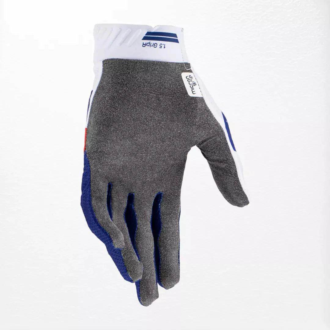 Leatt Moto 1.5 GripR MX Gloves Royal DASH RACEGEAR