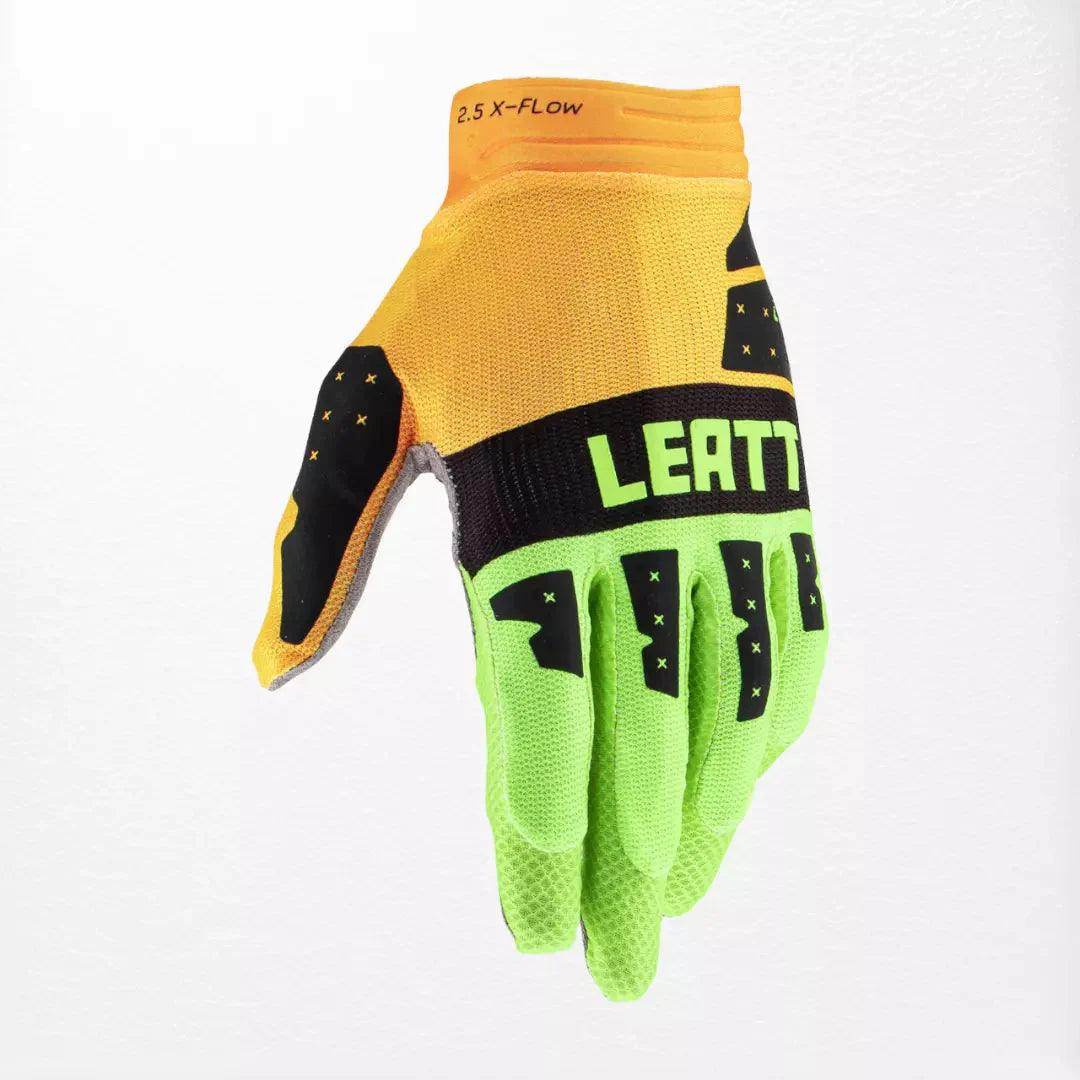 Leatt Moto 2.5 X-Flow MX Gloves Citrus - Large | DASH RACEGEAR