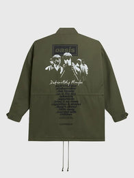Carnival x Oasis Legendary Parka Jacket Jacket unisex detail view 2 | Dash Racegear — Green Legendary Carnival x Oasis 2026 parka jacket, unisex fit, perfect for chilly outings.