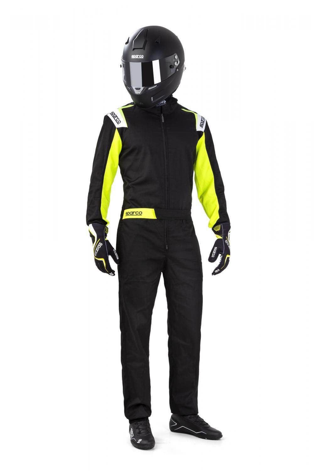 Leisure Karting Suit Sparco Rookie Black/Yellow
