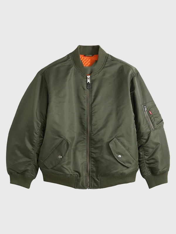 Shai Gilgeous-Alexander Levi’s MA-1 Bomber Jacket Bomber Jacket unisex detail view 5 | Dash Racegear — Levi’s x Shai Gilgeous-Alexander bomber jacket blending premium craftsmanship with contemporary everyday wearability and athletic appeal.