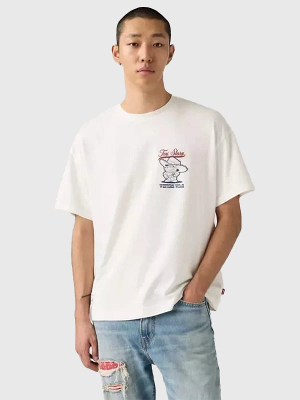 Levi’s x Toy Story Alien Boxy Tee Fashion Apparel unisex front product view | Dash Racegear — Levi’s Toy Story Alien graphic tee merging comfort with pop culture