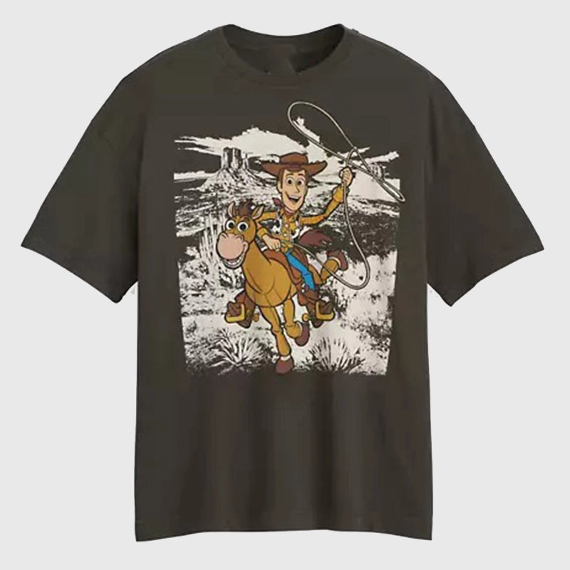 Levi’s x Toy Story Woody Boxy Tee Fashion Apparel unisex front product view | Dash Racegear — Unique Levi’s x Toy Story Woody Tee crafted in oversized boxy fit