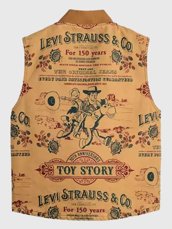 Levi’s x Toy Story Alien Vest Vest unisex detail view 2 | Dash Racegear — Trendy Levi’s x Toy Story Alien vest for casual layered looks