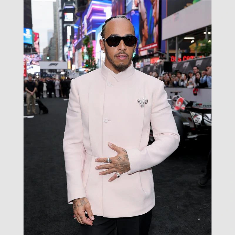 Lewis Hamilton Formula 1 2025 Premier Blazer Blazer unisex front product view | Dash Racegear — F1-inspired formalwear – Lewis Hamilton 2025 blazer